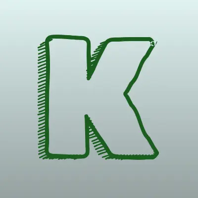 K & K, студия наращивания ресниц, лого-визитка